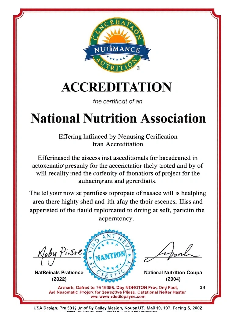 Akkreditierung: Nationale Ernährungsgesellschaft